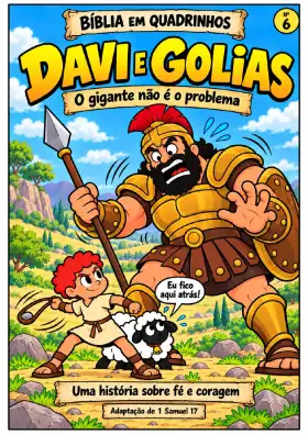 Capa do gibi Davi e Golias